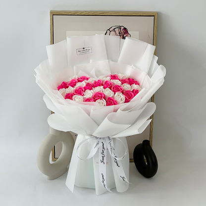 Radiant Springtime - Soap Flower Bouquet-Soap Flower-33 stalks-Mix-1-De Fairy Tales