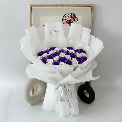 Radiant Springtime - Soap Flower Bouquet-Soap Flower-33 stalks-Mix-2-De Fairy Tales