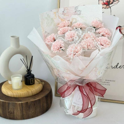 Serene Cascade - Soap Flower Bouquet-Soap Flower-12 stalks-Pink-De Fairy Tales