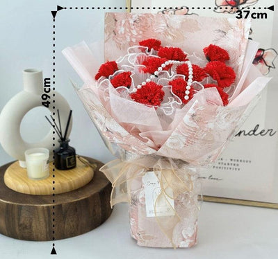 Serene Cascade - Soap Flower Bouquet-Soap Flower-12 stalks-Pink-De Fairy Tales