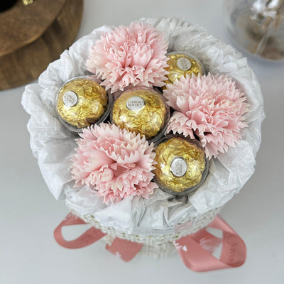 Sweet Affection - Soap Flower Bouquet-Soap Flower-3 stalks-Pink-1-De Fairy Tales