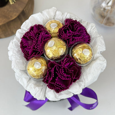 Sweet Affection - Soap Flower Bouquet-Soap Flower-3 stalks-Pink-1-De Fairy Tales