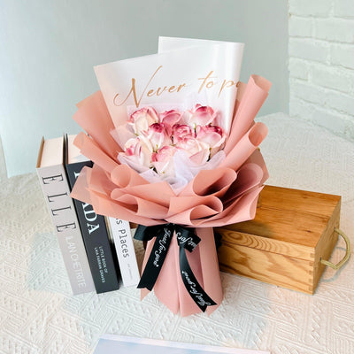 Tender Embrace - Soap Flower Bouquet-Soap Flower-9 stalks-Mix-1-De Fairy Tales
