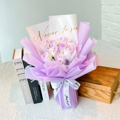 Tender Embrace - Soap Flower Bouquet-Soap Flower-9 stalks-Mix-1-De Fairy Tales