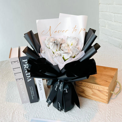 Tender Embrace - Soap Flower Bouquet-Soap Flower-9 stalks-Mix-1-De Fairy Tales