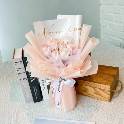 Tender Embrace - Soap Flower Bouquet-Soap Flower-9 stalks-Mix-1-De Fairy Tales